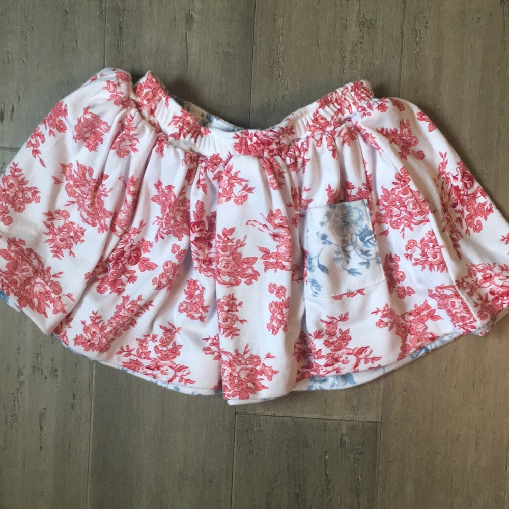 Right Bank Babies 2t skirt euc reversible